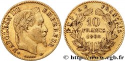 10 francs or Napoléon III, tête laurée 1868 Strasbourg F.507A/18