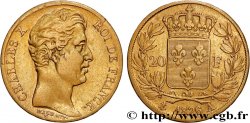 20 francs or Charles X 1826 Paris F.520/3