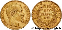 20 francs or Napoléon III, tête nue 1855 Lyon F.531/7