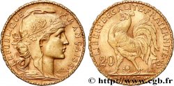 20 francs or Coq, Liberté Égalité Fraternité 1907 Paris F.535/1 VZ 