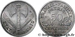 50 centimes Francisque, légère 1943  F.196/2
