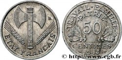 50 centimes Francisque, légère 1943  F.196/2