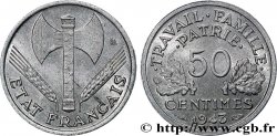 50 centimes Francisque, légère 1943  F.196/2