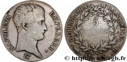 5 francs Napoléon Empereur, Calendrier révolutionnaire, tranche fautée 1805 Toulouse F.303/13
