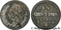 Un centime Dupré, 6 normal 1798 Paris F.100/3