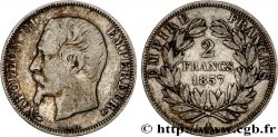 2 francs Napoléon III, tête nue 1857 Paris F.262/9