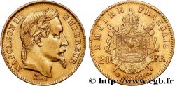 20 francs or Napoléon III, tête laurée 1868 Strasbourg F.532/19