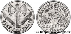 50 centimes Francisque, légère 1944 Beaumont-Le-Roger F.196/5