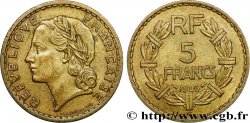 5 francs Lavrillier, bronze-aluminium 1946 Castelsarrasin F.337/8