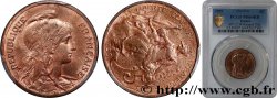 5 centimes Daniel-Dupuis, Coins Tournés 1899  F.119/7 var.