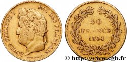 40 francs or Louis-Philippe 1834 Paris F.546/6 TB25 