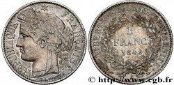 1 franc Cérès, IIe République 1849 Paris F.211/1 q.SPL 