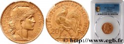 20 francs or Coq, Dieu protège la France 1902 Paris F.534/7