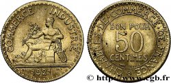 50 centimes Chambres de Commerce 1921 Paris F.191/3