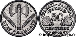 50 centimes Francisque, lourde 1942 Paris F.195/3
