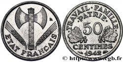 50 centimes Francisque, lourde 1942 Paris F.195/3