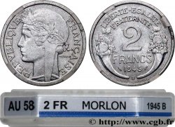 2 francs Morlon, aluminium 1945 Beaumont-Le-Roger F.269/6