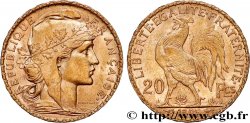 20 francs or Coq, Dieu protège la France 1905 Paris F.534/10