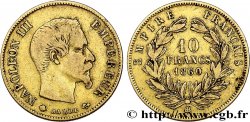 10 francs or Napoléon III, tête nue 1860 Strasbourg F.506/11