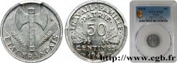 50 centimes Francisque, légère 1943 Beaumont-Le-Roger F.196/2