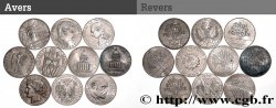 Lot de 10 pièces de 100 francs commémoratives - - F.-/