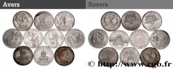 Lot de 10 pièces de 100 francs commémoratives - - F.-/