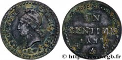 Un centime Dupré, grand 7, sans apostrophe à L AN  1799 Paris F.100/16