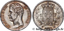 1 franc Charles X, matrice du revers à cinq feuilles 1827 Lille F.207/36