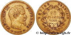 10 francs or Napoléon III, tête nue, grand module 1855 Paris F.506/1