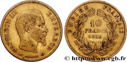 10 francs or Napoléon III, tête nue, grand module 1856 Paris F.506/3