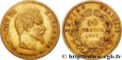 10 francs or Napoléon III, tête nue 1857 Paris F.506/4
