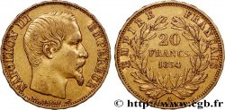 20 francs or Napoléon III, tête nue 1854 Paris F.531/2