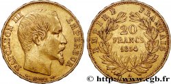 20 francs or Napoléon III, tête nue 1854 Paris F.531/2