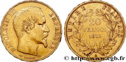 20 francs or Napoléon III, tête nue 1855 Paris F.531/4