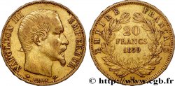 20 francs or Napoléon III, tête nue 1859 Strasbourg F.531/16