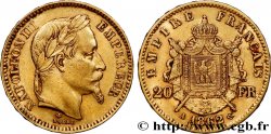 20 francs or Napoléon III, tête laurée 1862 Paris F.532/3
