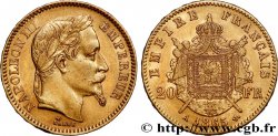 20 francs or Napoléon III, tête laurée 1865 Paris F.532/11