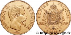 100 francs or Napoléon III, tête nue 1858 Paris F.550/5