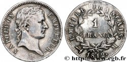1 franc Napoléon Ier tête laurée, Empire français 1812 Toulouse F.205/50