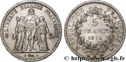5 francs Hercule, Petites étoiles 1872 Paris F.334/7