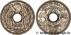 5 centimes Lindauer, petit module 1921 Paris F.122/3