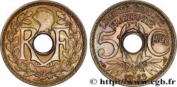 5 centimes Lindauer, petit module 1923 Paris F.122/6
