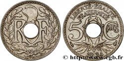5 centimes Lindauer, petit module 1934 Paris F.122/17