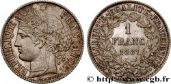 1 franc Cérès, IIIe République 1887 Paris F.216/9