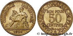 50 centimes Chambres de Commerce 1926 Paris F.191/8