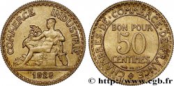 50 centimes Chambres de Commerce 1928 Paris F.191/10
