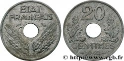 20 centimes État français, lourde 1942  F.153/4 fVZ 