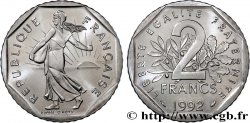 2 francs Semeuse, nickel, Brillant Universel, Frappe Médaille 1992 Pessac F.272/18