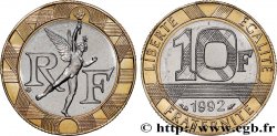 10 francs Génie de la Bastille, (BU) Brillant Universel, frappe médaille 1992 Pessac F.375/9
