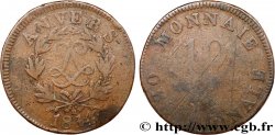 10 cent. Anvers au double L, frappe de l’atelier de Wolschot 1814  Anvers F.130C/2